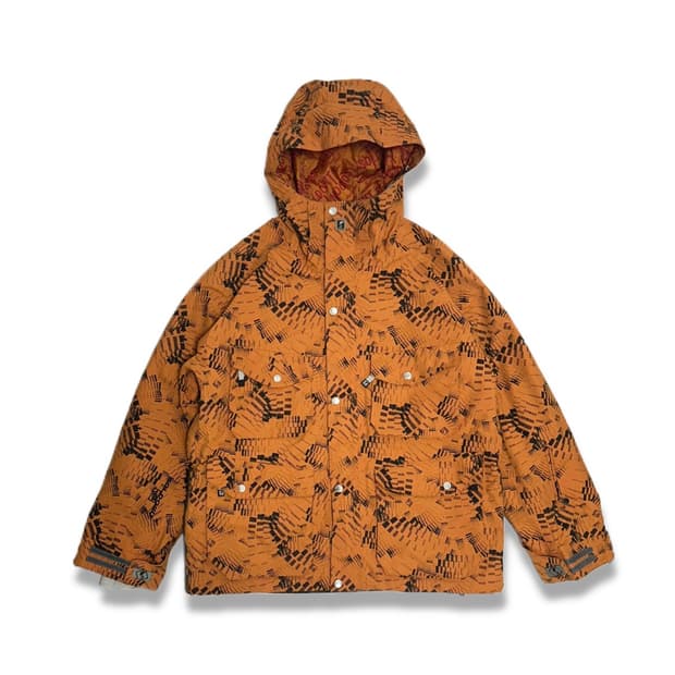 sold owt 패턴 스키복 바람막이 자켓