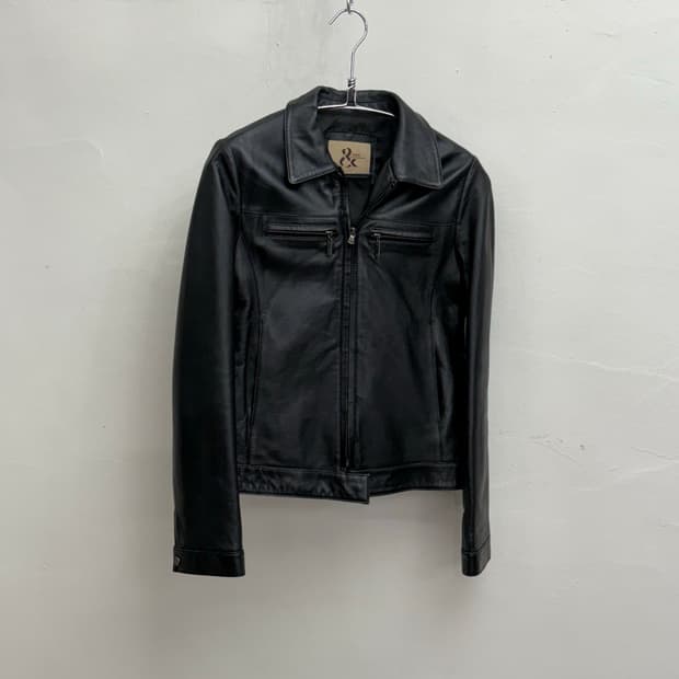 빈티지 가죽 자켓