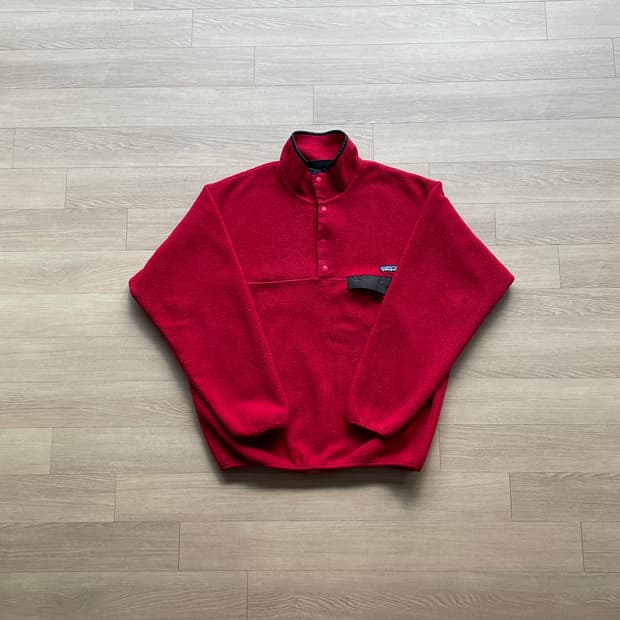 90s 파타고니아 신칠라 레드 블랙