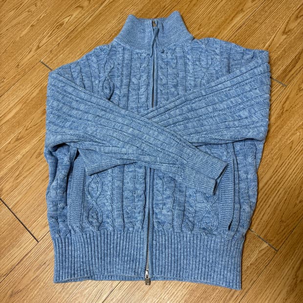 [L] FDR 케이블 니트집업