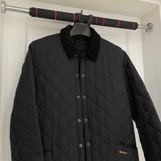 바버 헤리티지 블랙 퀼티드