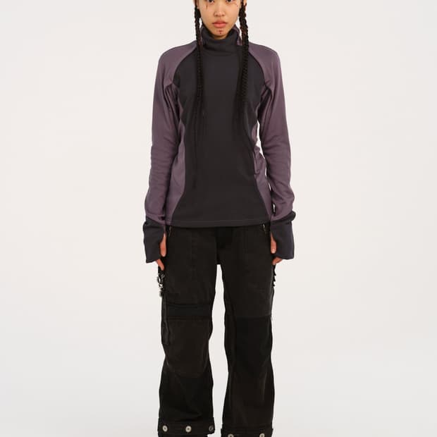 새상품)mock neck top
