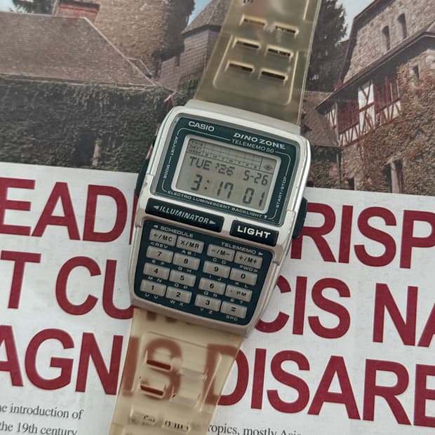Casio 카시오 DBC-63 다이노 한정판 Date Bank