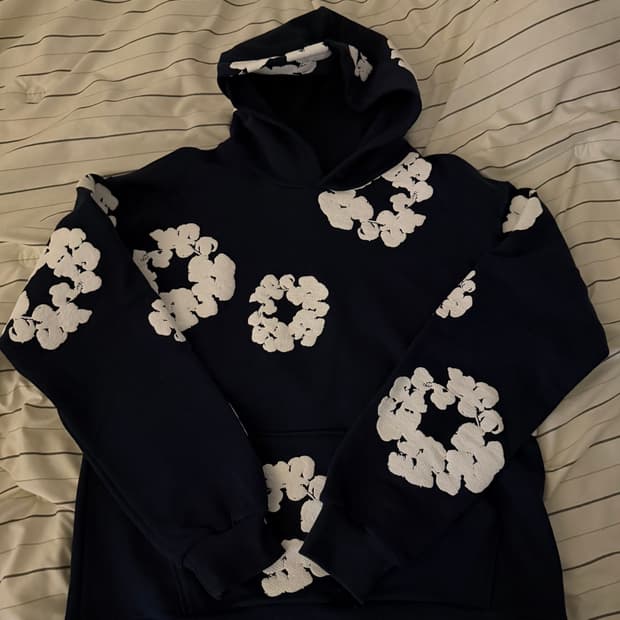 데님티어스 후드티 네이비