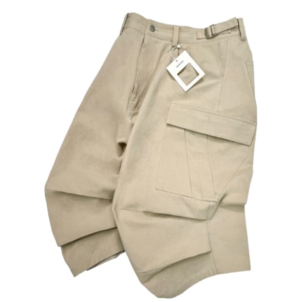 [1] 논노드 사이드 카고 쇼츠 베이지