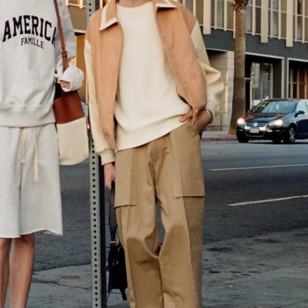 [M] 파밀레 포켓 치노 팬츠 베이지