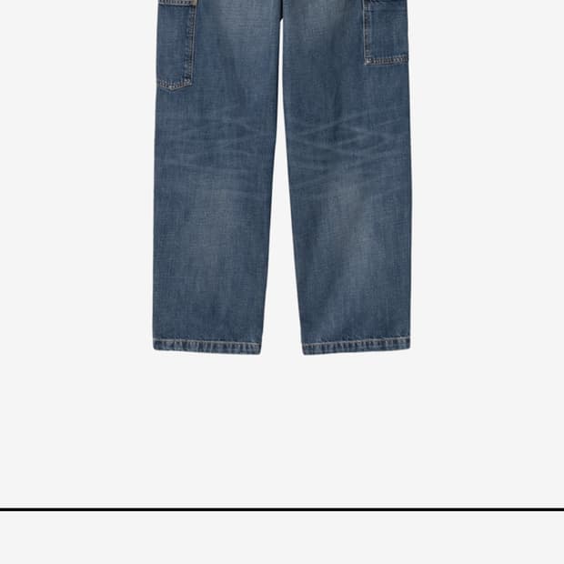 칼하트 윕 싱글니 카마노 블루다크 워시드