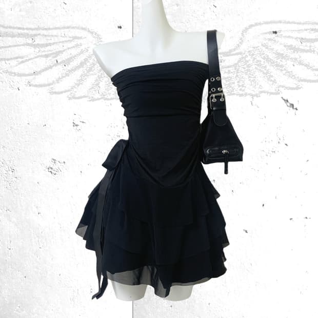 Noir Pixie black One-piece
