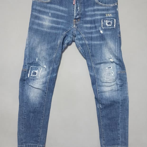 [36] 디스퀘어드2 시티 바이커진 청바지