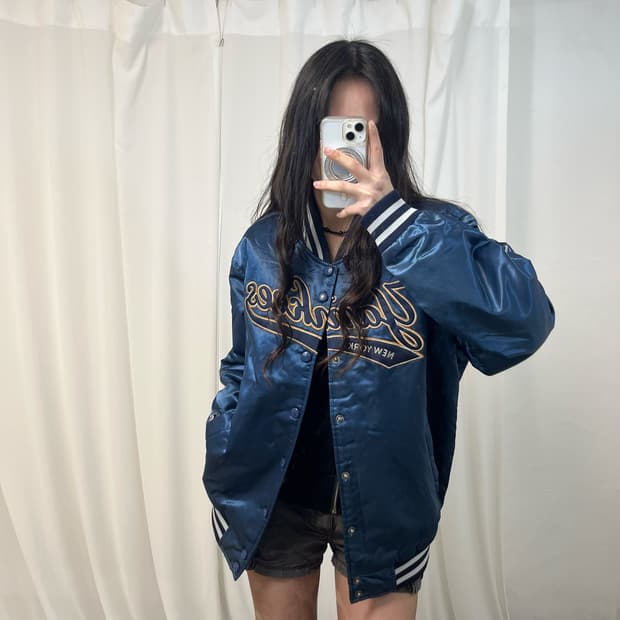 MLB Yankees 00s Blue Varsity Jacket