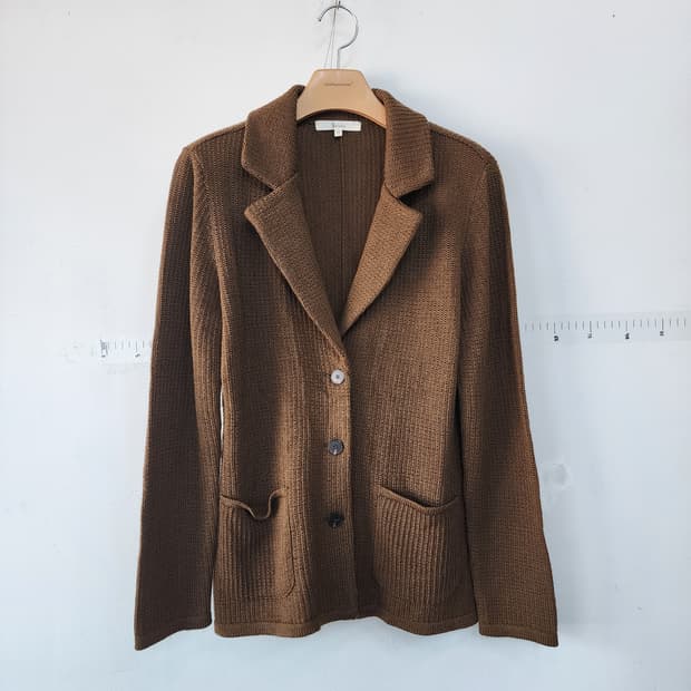 g스튜디오 브라운 니트 자켓
