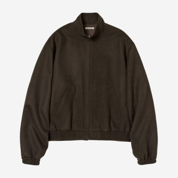 새상품) 오라리 24aw 카멜 블루종 다크브라운 3