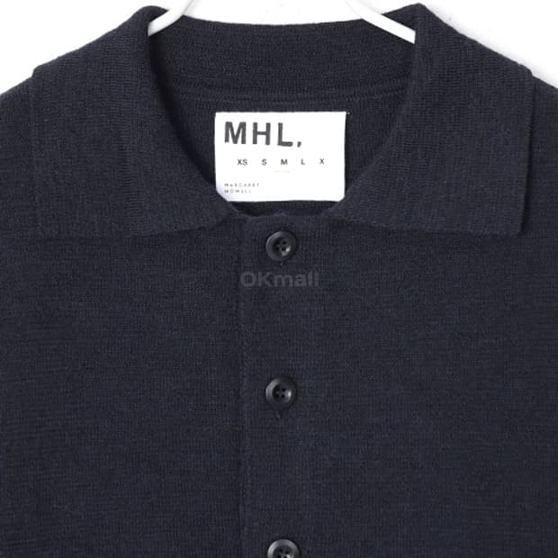 [XL] MHL Oversized Knitted Polo - Ink