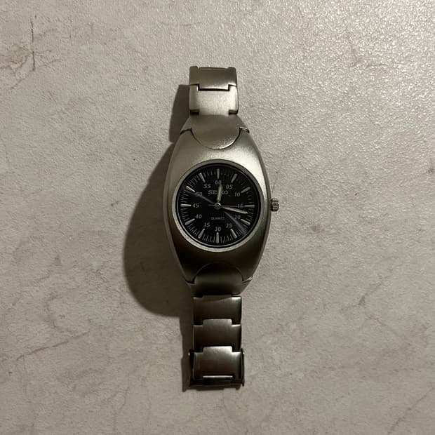 90s Seiko S-Wave 손목시계