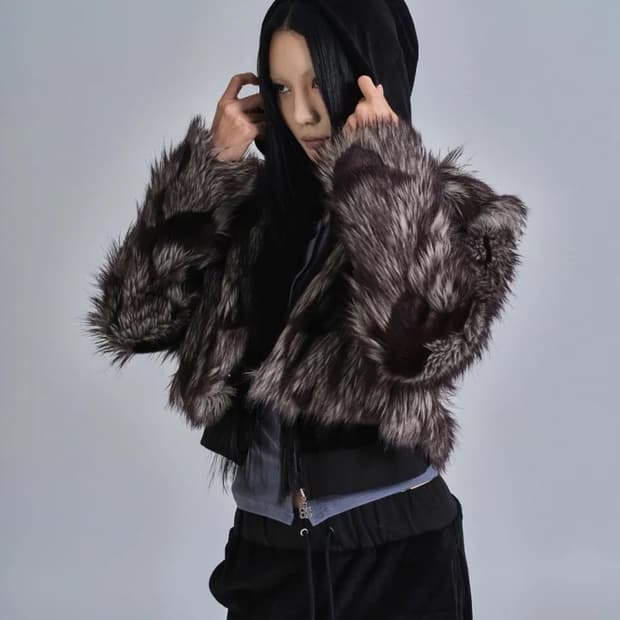 애즈온 덴버 퍼 자켓