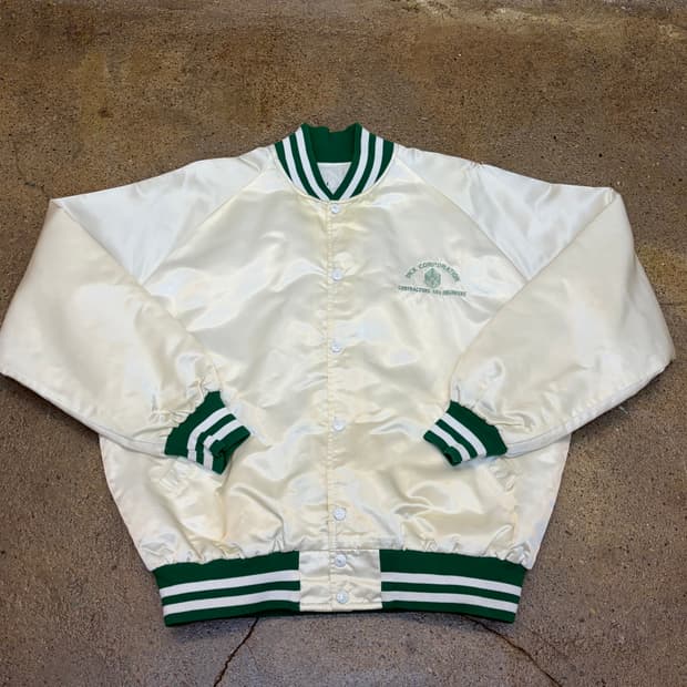 레어 90s Made in USA 사틴 자켓 패딩자켓