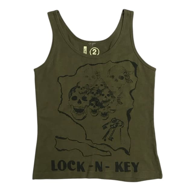 일본 빈티지 펑크 나시