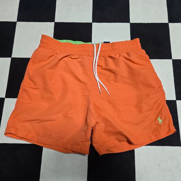 S 폴로랄프로렌 스윔팬츠 오렌지