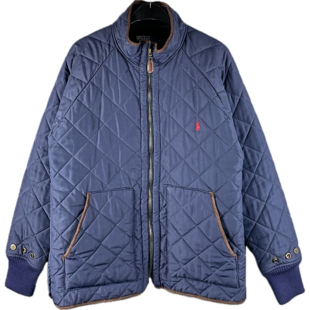 [S] 폴로 랄프로렌 포니 자수 로고 퀼팅 자켓
