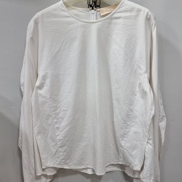 한섬 BIRD 러플 오버핏 블라우스 (D172