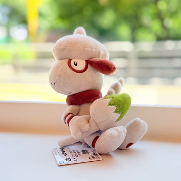 일본 반다이 포켓몬 꼬리 봐 봐 루브도 마스코트 인형 20cm