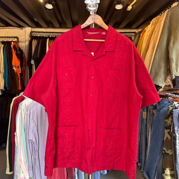 구아이아베라 쿠바 반팔셔츠