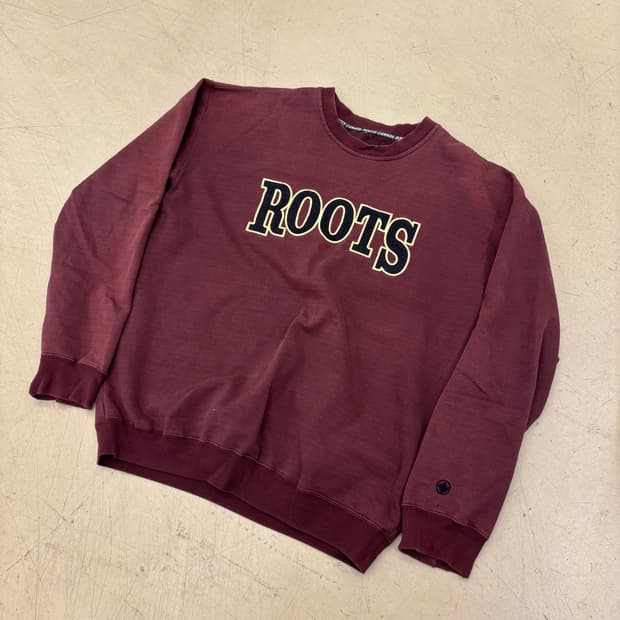 루츠 빅로고 버건디 맨투맨