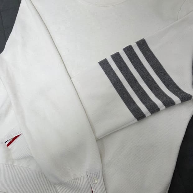 [A급] 톰브라운 밀라노스티치 니트 화이트 4사이즈