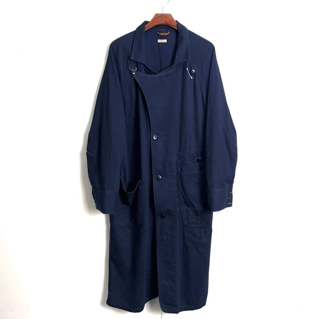 kapital 슬래피 롤러 데님 코트