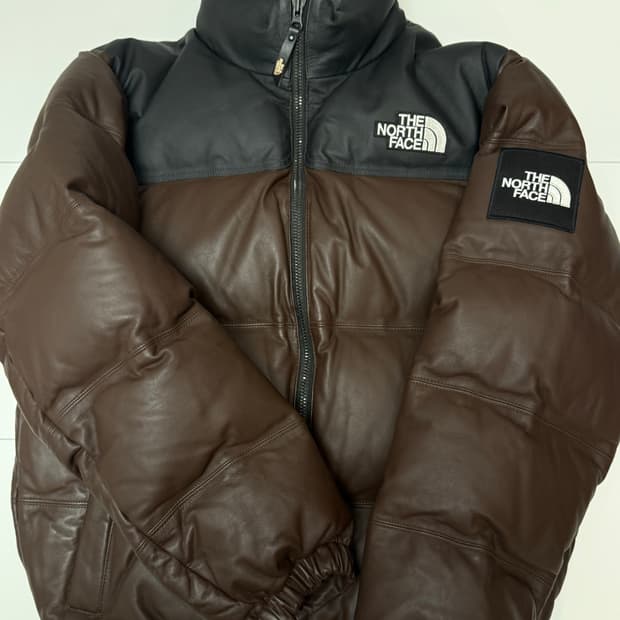 노스페이스 레더 눕시 브라운 L (100)