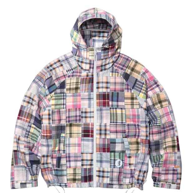 슈프림 패치워크 마드리스 후드집업