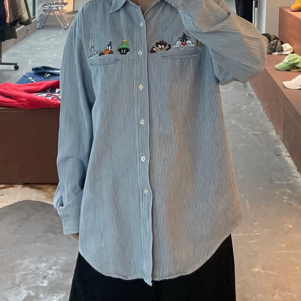 루니툰즈 스트라이프 셔츠 H2272