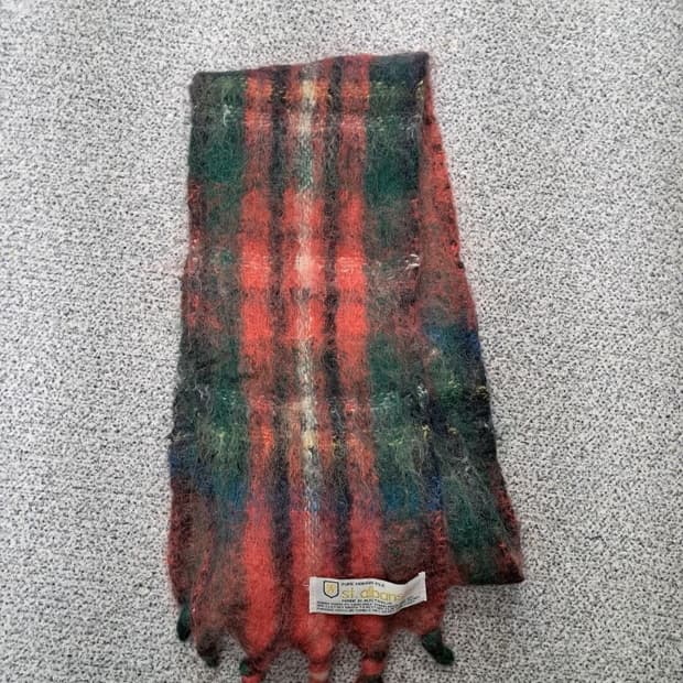 90s Australian st.albans 모헤어 머플러