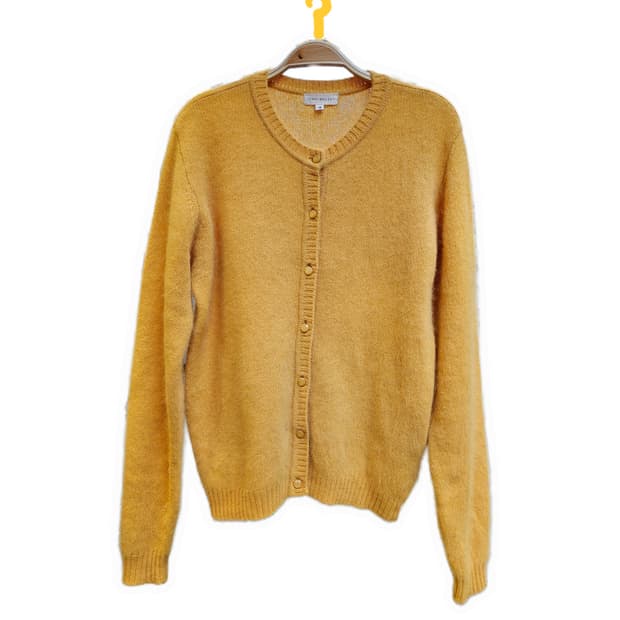 Japan 옐로우 앙고라 가디건