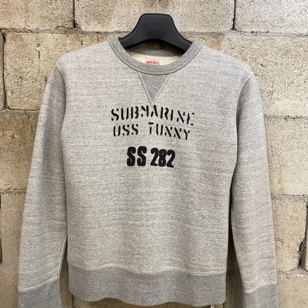 리얼맥코이 SS282 맨투맨