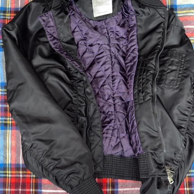 메종미네드 maison mined | crush 블랙 셔링 ma-1 S