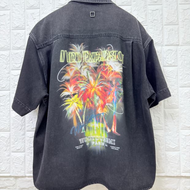 (25ss새상품급) 우영미 야자수 숏슬리브 데님 (48)