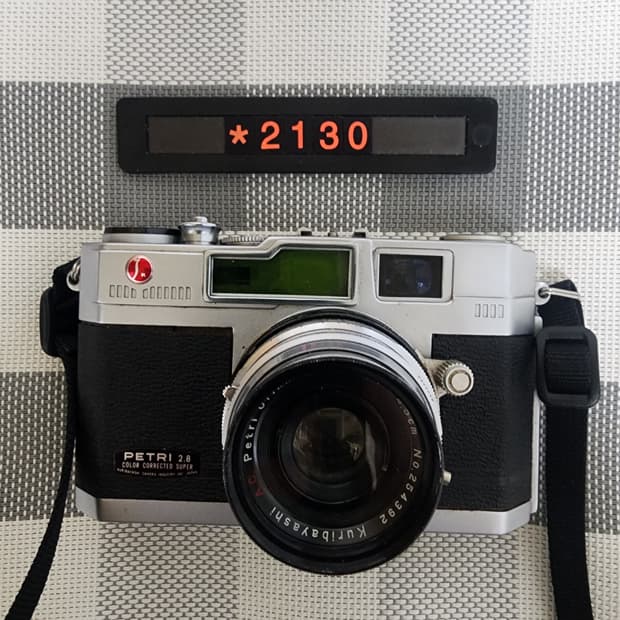 페트리 2.8 컬러 크렉티드 슈퍼 필름카메라