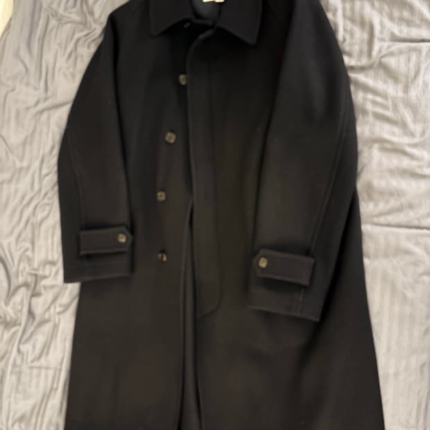 HAZZYS 해지스 네이비 발마칸 코트 105