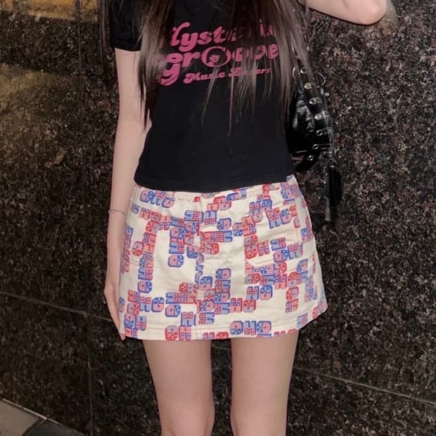 빈티지 히스테릭글래머 미니 스커트