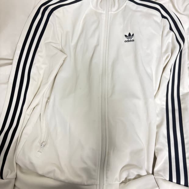 아디다스 파이어버드 화이트 져지