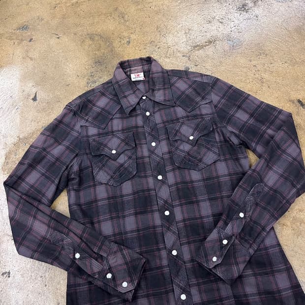 [정품/S] 트루릴리젼 웨스턴 체크 셔츠 남방 b15