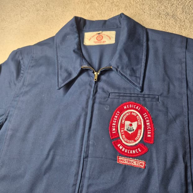 80s 파이어맨 유니폼 자켓