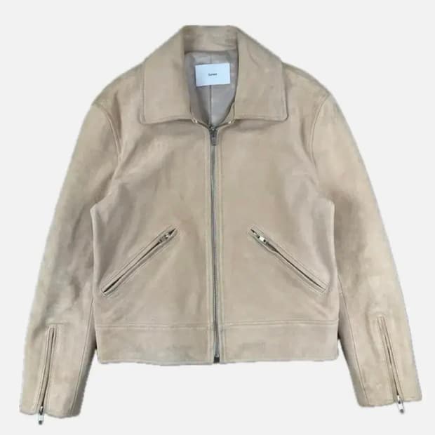 커렌트 베이지 스웨이드 자켓