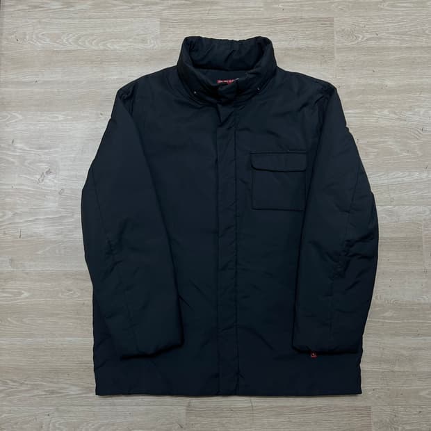 게스 USA 숏 돕바 패딩 점퍼 [블랙] L/100