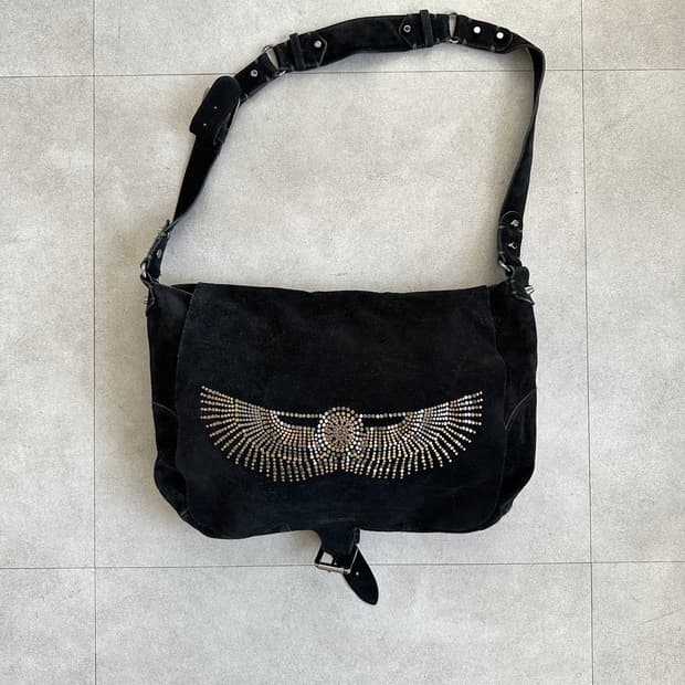 자딕앤볼테르 스웨이드 스터드 레더백