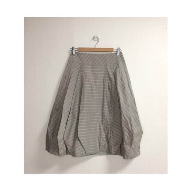 hiroko bis 히로코 비스 그레이 스티치 벌룬 스커트