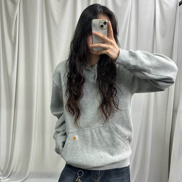 Car hartt gray hoody