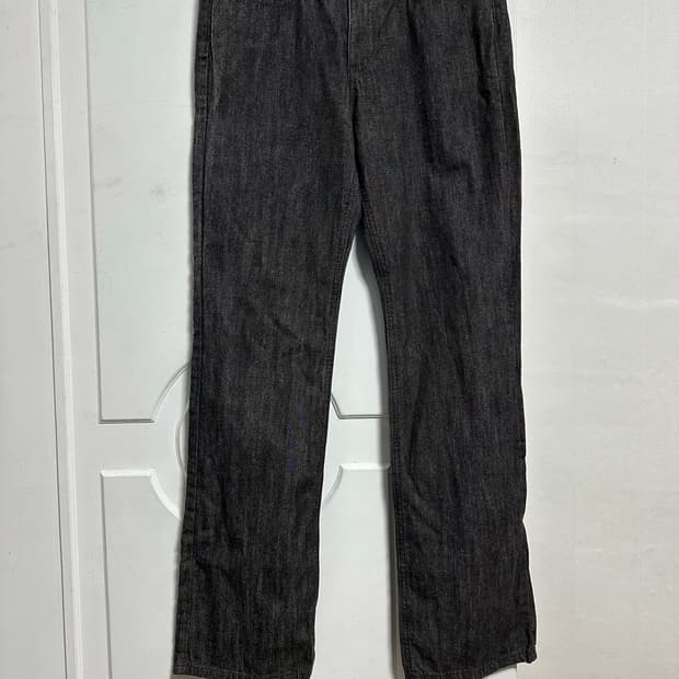 폴로 진스 흑청 부츠컷 팬츠