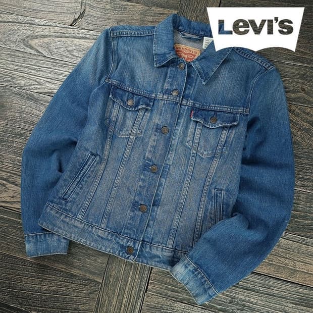 [리바이스] 타입쓰리 트러커 데님 자켓 청자켓 M19883